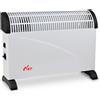 Mediawave Store CH-2000A Termoconvettore elettrico JCF 2000 Watt tre livelli di potenza bianco