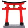 Toddmomy Porta Torii Shinto Giapponese 2 Pezzi Rosso Miniatura Acquario Torii Ornamento Zen Accessori Da Giardino Ponte D'Acquario Decorazione Del Paesaggio S