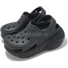 Crocs Bubble Crush Clog Triple Black Men Unisex Slip On Sandal 210061-0WC