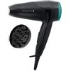 Remington D1500 asciuga capelli 2000 W Nero, Verde