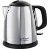 Russell Hobbs Victory bollitore elettrico 1 L 2400 W Nero, Acciaio inox