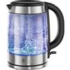 Russell Hobbs 21600-57 bollitore elettrico 1,7 L 2200 W Acciaio inox, Trasparente