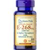 Puritans Pride Vitamina E (d-alfa tocoferolo) 400 UI e selenio 50 mcg 100 Capsule molli