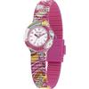 HIP HOP, Collezione Kids Fun, Orologio Bambina, con Cinturino in Silicone, Indici e Sfere Colorate, Cassa 28 mm, Movimento al Quarzo, Resistente all'Acqua, Lunghezza Regolabile