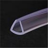 SSLLH SHHMA Guarnizione in Gomma Profilo A U Sigillata Guarnizione Striscia Utilizzabile sul Bordo del Tavolo, Trasparente, Lungo 5 Metri,10mm x 15mm