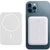 ROMSION Power bank Magnetico 5000mAh Caricabatterie Portatile Wireless PD 20W con Cavo USB-C, Power Bank Wireless, Compatibile con iPhone 15/14/13/12/Pro/Pro/Max