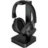 Karma HARMONY Cuffie a padiglione aperto per TV, Microfono incorporato, 20 KHz, Base di ricarica - Nero