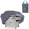 Telo Copertura barbecue grigio da 105x60x95 cm