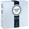 MISTER SIZE - Pure Feel Profilattici Lubrificanti (Extra Sottili, Extra Lubrificati) / Taglia Individuale 47 mm a un Pacco da 36 - Preservativi Sottili 100% Lattice Naturale