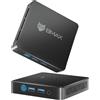 BMAX Mini PC, Processore Intel 12th Gen Alder Lake-N95 (fino a 3,40 GHz), W-11 Pro Mini Computer, 12 GB di RAM, SSD da 256 GB, Desktop da ufficio, Dual HDMI/WiFi 5/BT 5.0/RJ45/WOL, B4