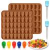 IKOPFLN 2 Pezzo 80 Scomparti Stampo per Caramelle in Silicone Teschio, Stampo per Biscotti, Stampo per Halloween Piccolo Stampo da Forno, Caramelle, Cubetti di Ghiaccio, Cioccolato, Gelatina