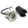 Wisdom Segnapasso carrabile Led 3W da incasso Rotondo Argento satinato IP68 Bianco caldo 3000K Wisdom