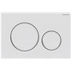 Geberit - Geberit placca doppio comando bianco opaco Sigma 20 per cassetta di scarico WC 115882JT1