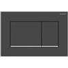 Geberit - Geberit placca di comando doppio tasto nero opaco Sigma 20 per risciaquo a 2 quantità WC 115883141