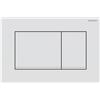 Geberit - Geberit placca di comando doppio tasto bianco opaco Sigma 20 per risciaquo a 2 quantità WC 115883011