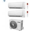 Ferroli Climatizzatore Condizionatore FERROLI Dual Split serie GIADA M inverter da 9000+9000 con 18-2 Wi-Fi Integrato R-32 9+9 A++/A+
