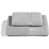 Caleffi - Set Asciugamani Bagno Viso e Bidet Morbida Spugna 100% Cotone Jacquard, 1 Asciugamano Viso 60x110 cm + 1 Asciugamano Bidet Ospite 40x60 cm Assorbenti Resistenti a Lavaggi Frequenti, Durevoli
