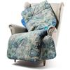 Caleffi Scaldotto- Plaid Divano e Letto 130x170 100% Morbido Cotone Pettinato Caldo Avvolgente, Copridivano Copriletto Trapuntato Artigianale Lavabile Anallergico, Coperta Copri Divano e Copri Letto