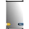 Cecotec Frigorifero Piccolo Minifrigo Retrò 114L 1 Porta Bolero Coolmarket TT Origin 114 L Inox. Frigorifero da Tavolo, 83,6cm di Altezza e 50,6cm di Larghezza, Basso Consumo, Temperatura Regolabile