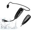KIMAFUN Microfono Wireless Archetto Fitness 2.4G, Microfono Senza Fili Impermeab