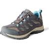Columbia Crestwood Wp, Scarpe da trekking ed escursionismo impermeabili a vita bassa Donna, Dark Grey/Salmon Rose, 42 EU