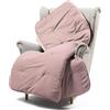 Caleffi Scaldotto - Plaid Divano e Letto 130x170 cm Morbida Microfibra Calda Avvolgente, Copridivano e Copriletto Trapuntato Artigianale e Lavabile, Coperta Copri Divano e Copri Letto Ottimo Comfort