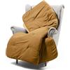 CALEFFI Scaldotto - Plaid Divano e Letto 130x170 cm Morbida Microfibra Calda Avvolgente, Copridivano e Copriletto Trapuntato Artigianale e Lavabile, Coperta Copri Divano e Copri Letto Ottimo Comfort