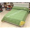Caleffi 44839 Microfibra Modern Trapunta per Matrimoniale Letto, Verde (8161)