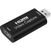 Keyohome HDMI Video Capture Card USB 2.0 1080P, Game Capture, adattatore 4K DisplayPort a HDMI, registrazione e condivisione, tecnologia a bassa latenza