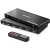 AVIDGRAM Switch HDMI 4K 60Hz, AVIDGRAM HDMI 2.0 Switcher 4 In 1 Out, Selettore HDMI a 4 porte con telecomando IR Supporto HDCP 2.2 HDR10 3D 18 Gbps, Compatibile con Xbox, PS4, HDTV, Monitor