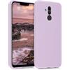 kwmobile Custodia Compatibile con Huawei Mate 20 Lite Cover - Back Case per Smartphone in Silicone TPU - Protezione Gommata - malva pastello