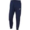 Nike Sportswear Club Fleece, Pantaloni Jogger Uomo, Blu Midnight Navy/White, S