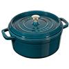 Staub Casseruola Rotonda, Blu (La Mer), 24 cm