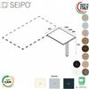 SEIPO DECK Appendice retta con gamba autoportante gamba portante piano melaminico Seipo DTP.0035 36 37