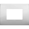 VIMAR Placca 3 moduli argento - 19653.03