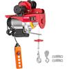 VEVOR Verricello di Sollevamento 800 kg 1700 Libbre Paranco Elettrico Leva Paranco 1T 2200 Libbre Carrello Elettrico 220V