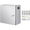 VEVOR Scatola Acciaio NEMA 4X IP66 Antipolvere da Interno Esterno per Officina