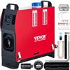 VEVOR Riscaldatore Diesel 12V Riscaldatore Aria Diesel per Auto da Parcheggio 5-8KW a Carburante con Telecomando e Monitor Termostato LCD per Auto, Camion, Camper, Barche Autobus