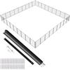 VEVOR Recinzione per Piscina, Recinzione per Piscina per Piscine Interrate, 1,21×32,91 m, Recinzione per Piscina di Sicurezza per Bambini Rimovibile, Recinzione per Piscina di Facile Installazione Fai d