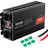 VEVOR Convertitore di Potenza a Onda Sinusoidale Modificata, 1500W, DC 12V a AC 230V con 2 Prese AC, 2 Porte USB, 1 Porta Tipo C, 6 Fusibili di Ricambio, per Piccoli Elettrodomestici, Smartphone, PC