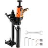 VEVOR Trapano a Carotaggio Diamantato Portatile, con Diametro di Perforazione 20 a 180 mm Macchina Carotatrice per Calcestruzzo Robusto 2600 W con Supporto, Punta per Carotaggio, per Mattoni, Marmo