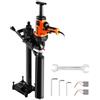 VEVOR Trapano a Carotaggio Diamantato Portatile, con Diametro di Perforazione 20 a 160 mm Macchina Carotatrice per Calcestruzzo Robusto 2000 W con Supporto, Punta per Carotaggio, per Mattoni, Marmo