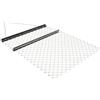 VEVOR Erpice a Trascinamento a Catena, Realizzato in Acciaio Q235, Accessori per Trattori UTV per Livellamento del Paesaggio Manto Erboso, Erpice per Vialetto, Nero 1520 x 1240 x 57 mm