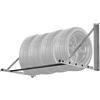 VEVOR Supporto Porta Pneumatici Pieghevole da Parete, Supporto per Pneumatici Regolabile 812-1219ｍｍ in Acciaio Q235 per Pneumatici Standard da R14-R20 Pollici Capacità Carico max. 136kg da Officina
