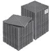 VEVOR Tappetino di Drenaggio ad Incastro 310 x 310 mm Cuscino ad Incastro Modulare da 50 Pezzi, Piastrelle per Pavimenti di Drenaggio Grigio Antiscivolo e Tappetino per Doccia, per Garage Giardino