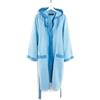 Caleffi - Accappatoio Uomo Donna Microfibra Morbido Leggero Assorbente Accappatoio Donna Uomo Rapida Asciugatura, Accappatoio Microfibra Cappuccio Tasche Cintura con Passanti e Gancio + Bag Coordinata