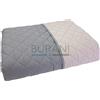 Caleffi - Copriletto Trapuntato Primaverile per letto Matrimoniale - MIX colore Grigio Tinta Unita in Cotone