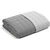 Caleffi 49198 Microfibra Modern Copriletto Primaverile per Matrimoniale Letto, Grigio (5258)
