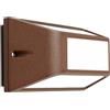 Shot Applique led da parete colore corten mod. Lagos