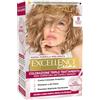 L'Oréal Paris Colorazione Triplo Trattamento Excellence, Con Acido Ialuronico, 100% Copertura Capelli Bianchi, Per Capelli Più Idratati, Biondo Chiaro (8)